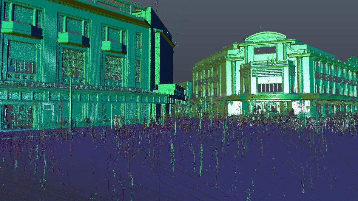 Scan 3D Laser tòa nhà Bộ Thương Mại