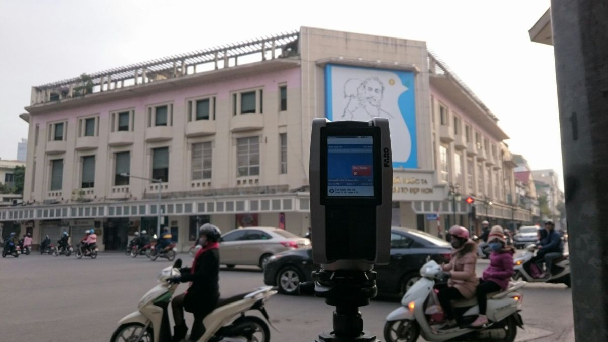 3D Laser scanning で Hanoi