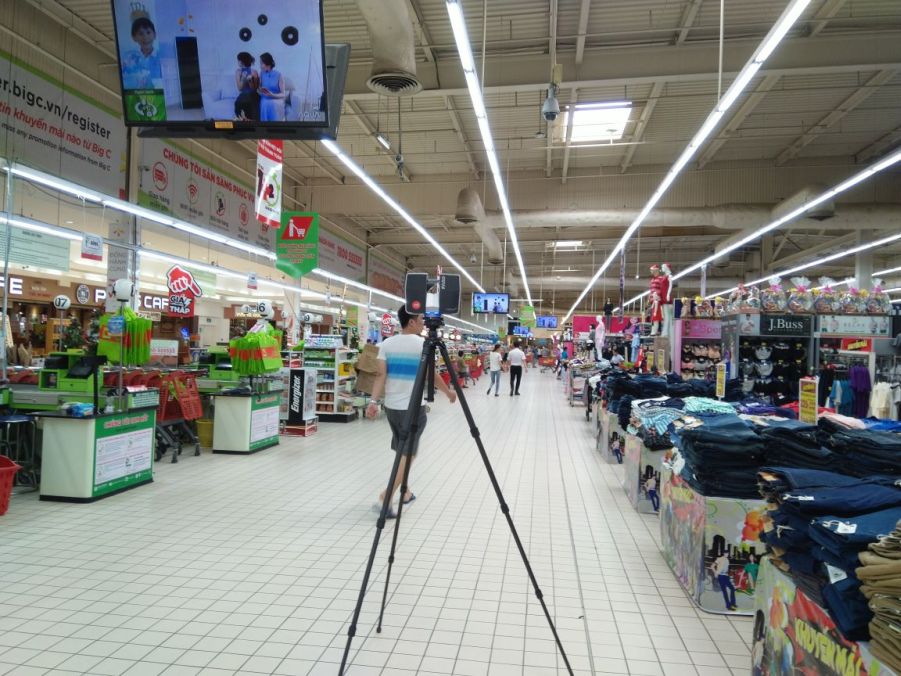 Quét 3d laser hiện trạng siêu thị Big C Đồng Nai