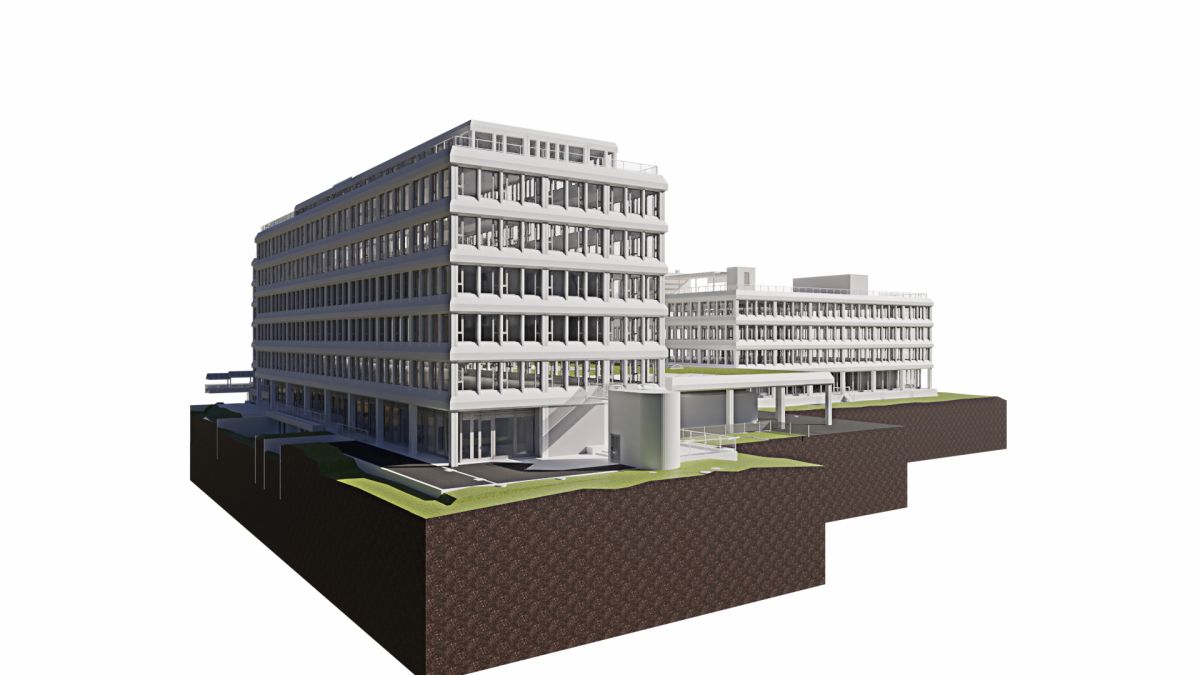 3D BIM ArchiCAD cao ốc văn phòng