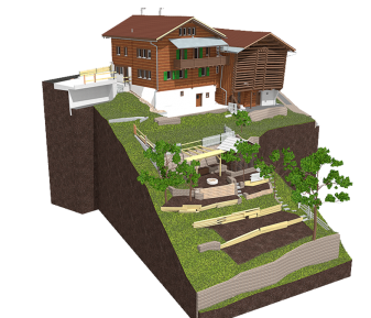 Mô hình 3D hiện trạng Farmhouse