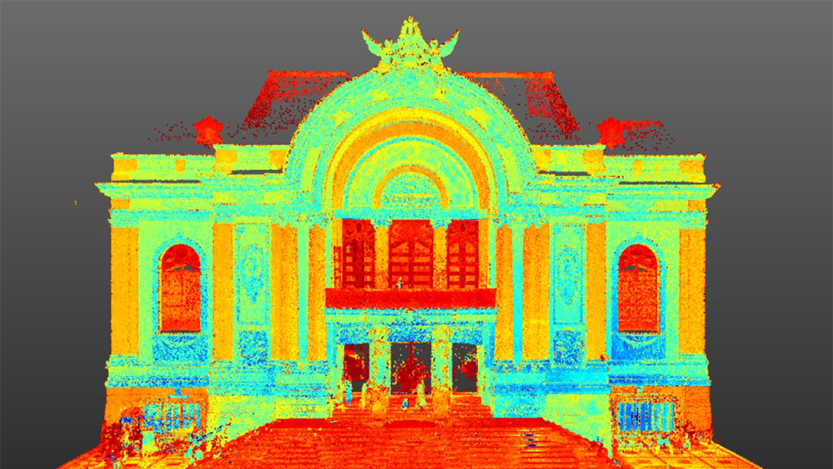 3D Vermessung Saigon Opernhaus