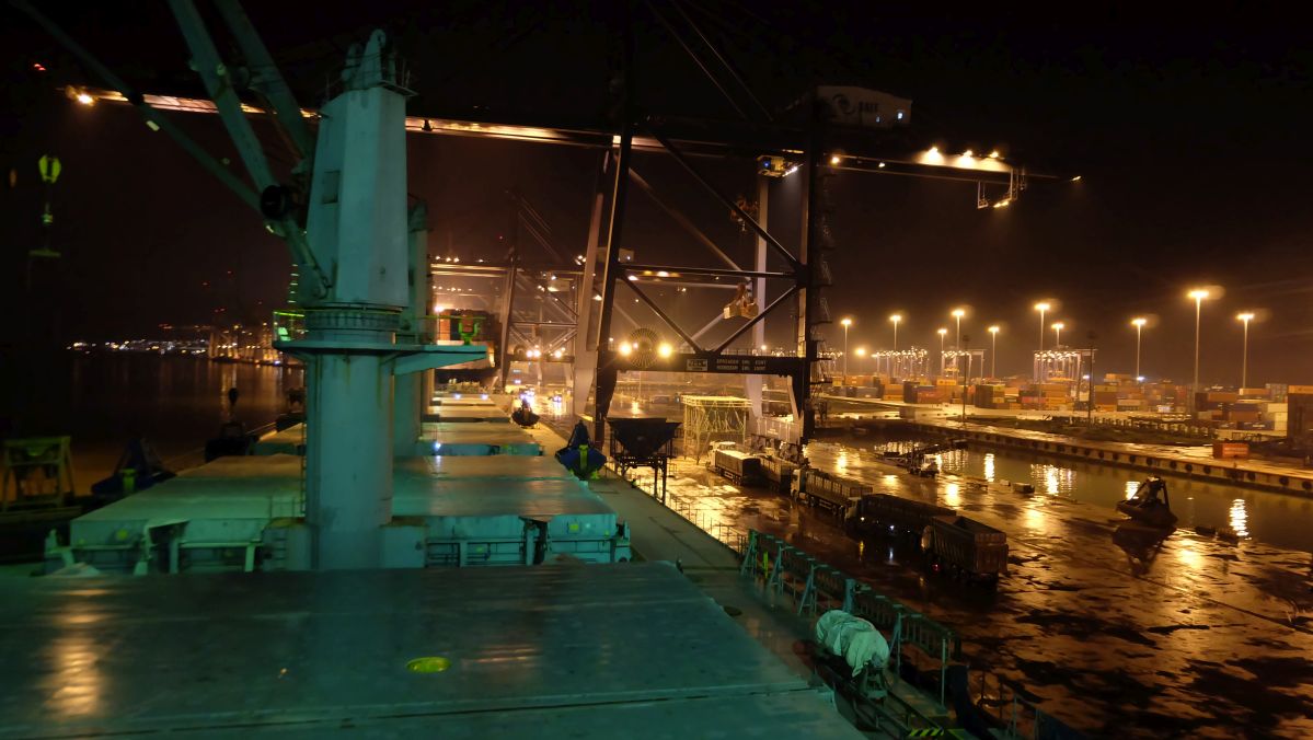 Quét laser 3D hỗ trợ lắp đặt BWTS tại cảng Cái Mép