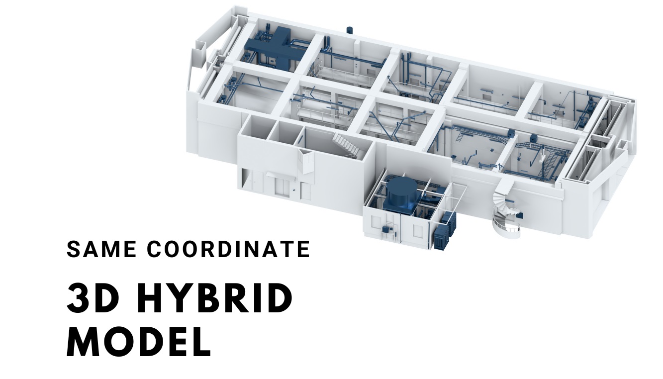 Effizienzsteigerung im 3D Bestandsmodell: Die wachsende Nachfrage nach hybriden 3D-BIM-Modellen