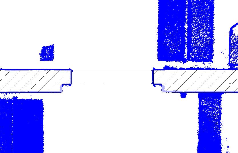 3D model from point cloud 1cm accuracy