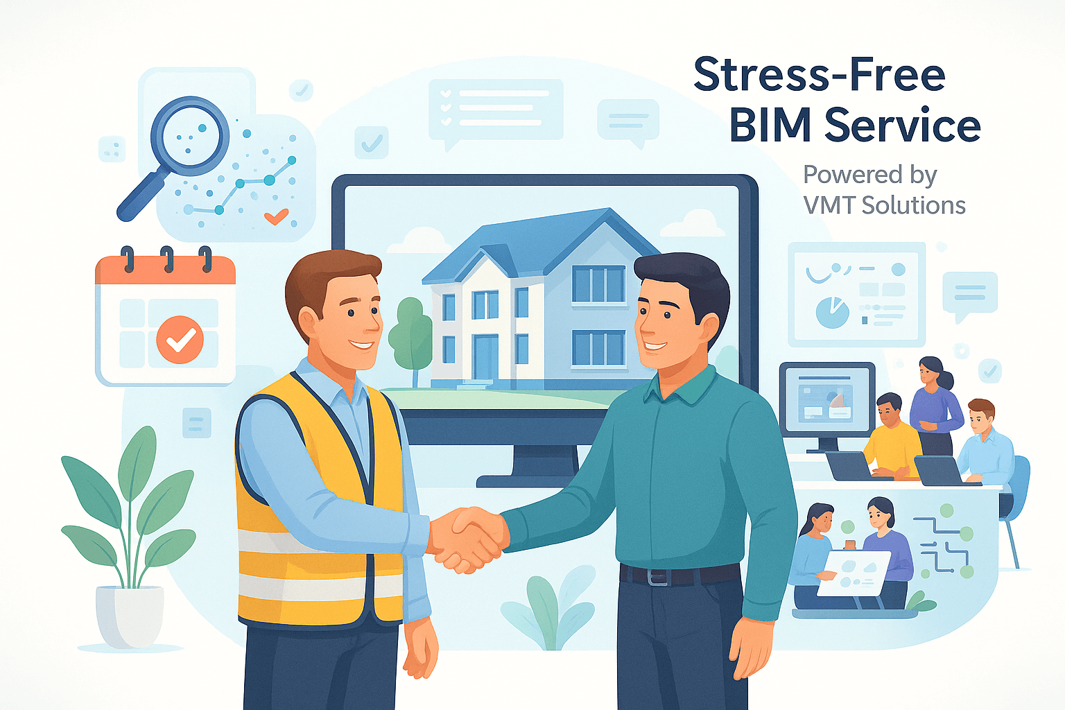 Stress-Free-BIM-VMTS Point Cloud to BIM-Service für Vermessungsbüros