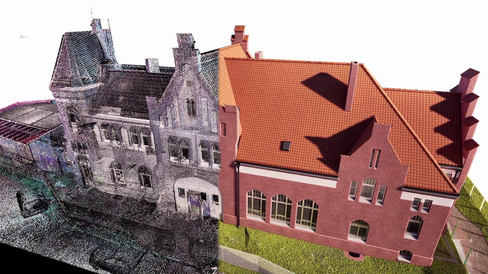 historischen Alten Bahnhof Caputh