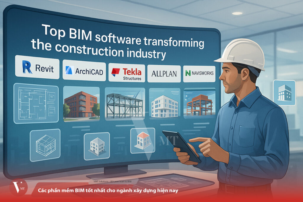 các phần mềm BIM tốt nhất cho xây dựng