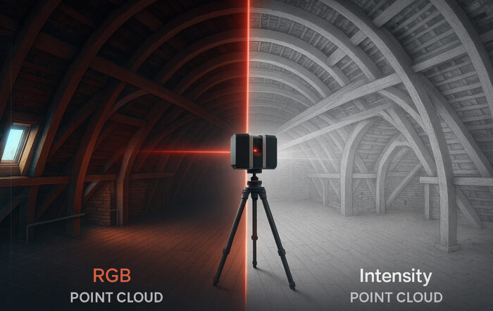 point cloud intensity vs RGB