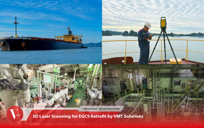 VMT Solutions Engineer Conducting 3D Laser Scanning Onboard