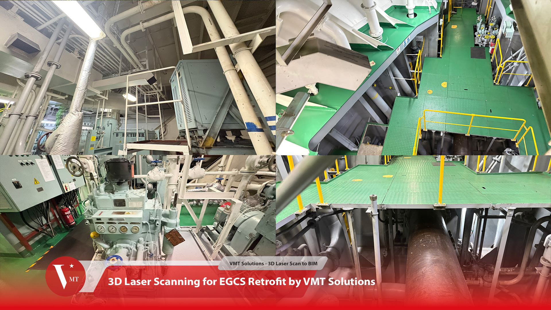 Engine room area for EGCS retrofit assessment