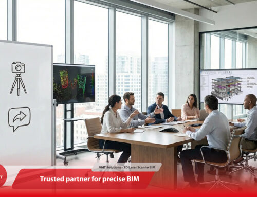 Giảm tải dự án BIM: Hợp tác mô hình BIM cho văn phòng khảo sát