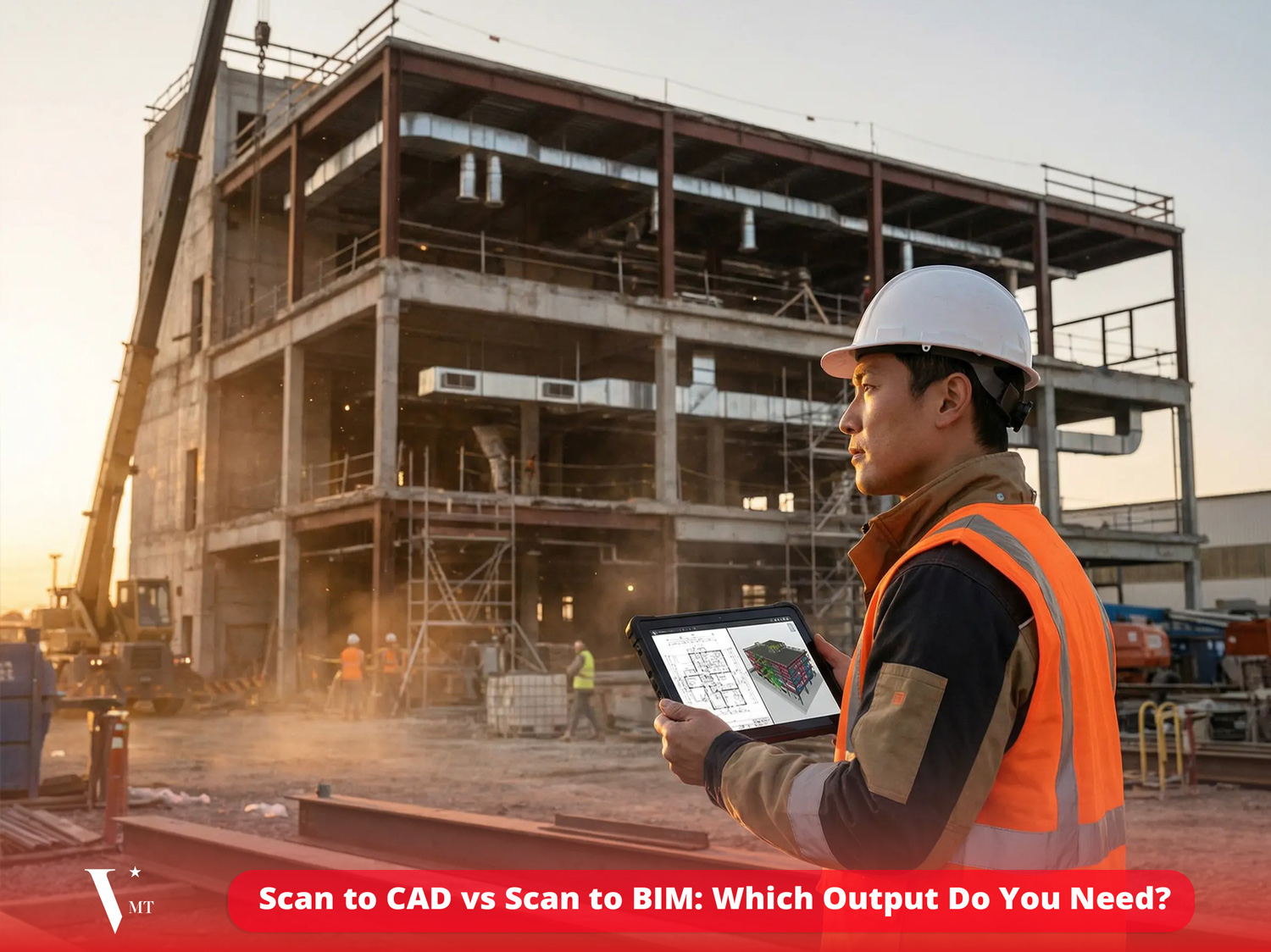 Hybrid workflow: point cloud as single source of truth delivering CAD first then upgrading to BIM