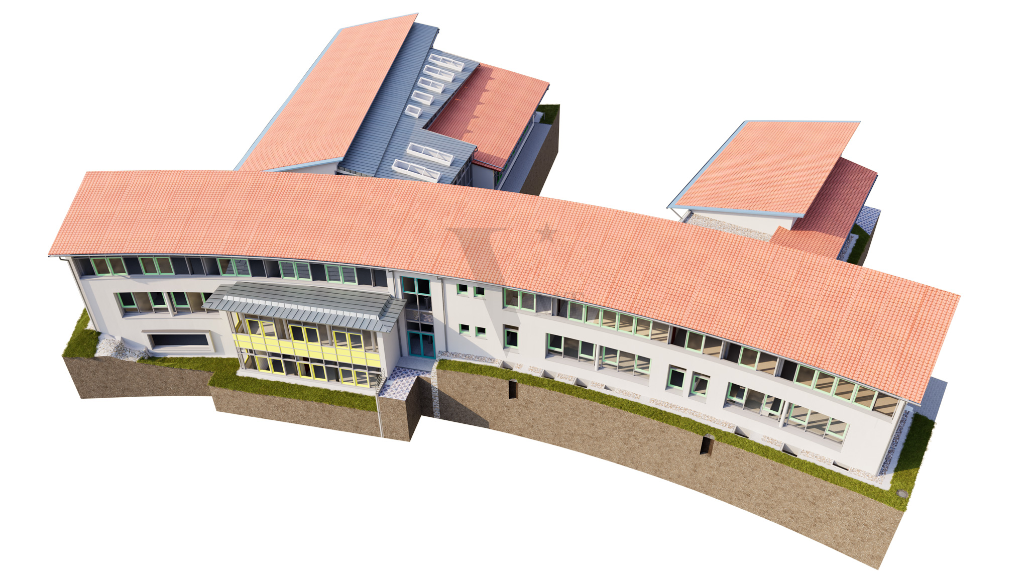 Allplan BIM Modell aus Punktwolke mit LOD 300 Detailgrad