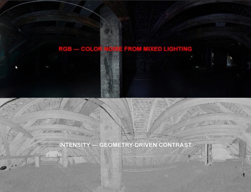 Colored vs. Intensity Point Cloud:What actually mattersfor BIM accuracy