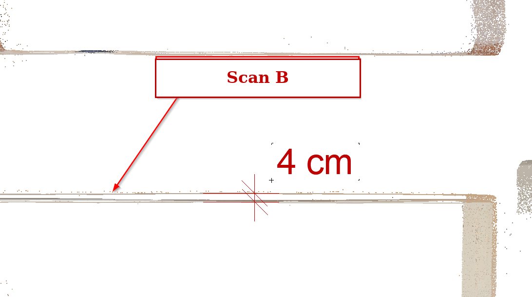 Sai số drift SLAM trong point cloud to BIM: chênh cao 4 cm giữa hai lượt quét trên cùng một cao độ sàn