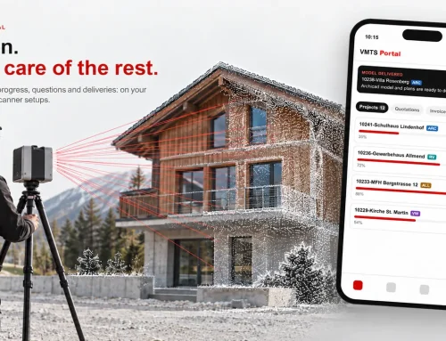 Scan to BIM customer portal: all your projects on your phone